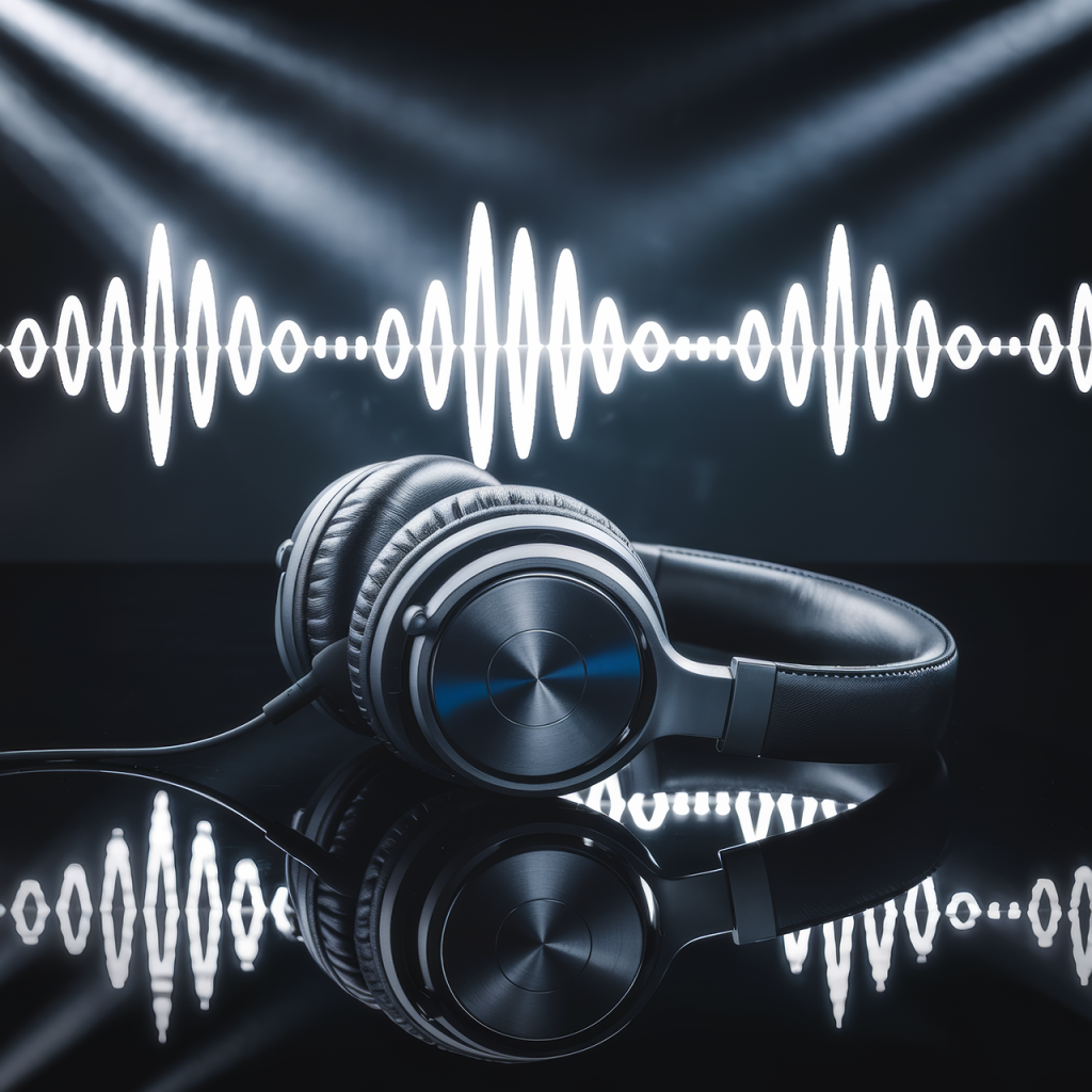 ai generated, podcast, microphone, soundwaves, audio, voice, communication, digital, conversations, broadcasting, studio